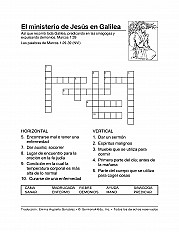 Jesus Ministers In Galilee Esp