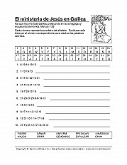 Jesus Ministers In Galilee Esp