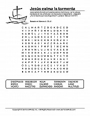 Jesus Calms The Storm Esp