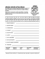 Jesus Sends Out The Twelve Esp