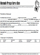 Hannah Prays for a Son