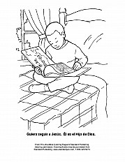 I Want To Follow Jesus Esp Coloring