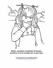 O Be Careful What You Say Esp Coloring