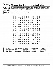 Clean Hands Clean Heart Esp