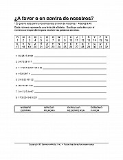 Against Us Or For Us Esp