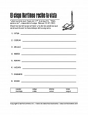 Blind Bartimaeus Esp