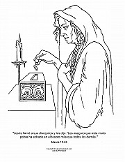 Widows Mite Esp Coloring