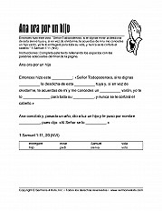 Hannah Prays For A Son Esp