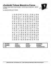 Caution False Teachers Esp