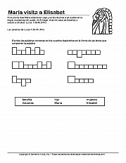 Mary Visits Elizabeth Esp Word