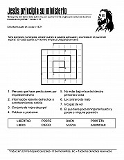 Jesus Begins His Ministry Esp