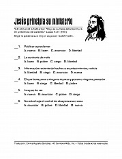 Jesus Begins His Ministry Esp