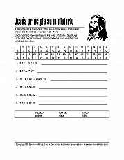 Jesus Begins His Ministry Esp