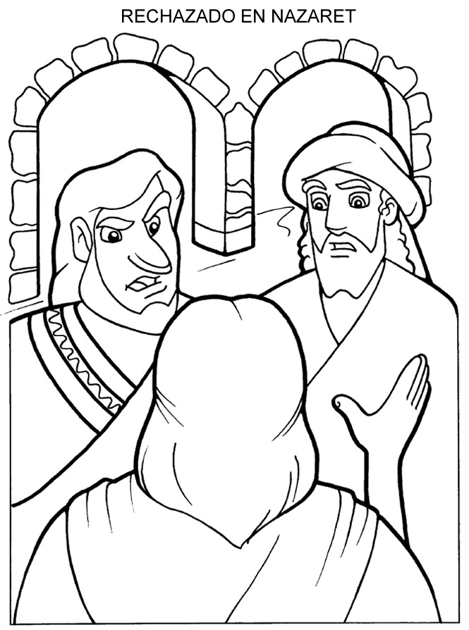 Jesus Rejected In Nazareth Esp