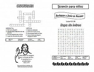 Jesus Rejected In Nazareth Esp