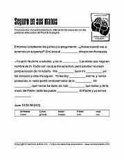 Safe In His Hands Esp