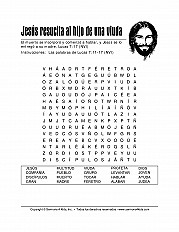 Jesus Raises A Young Man Esp