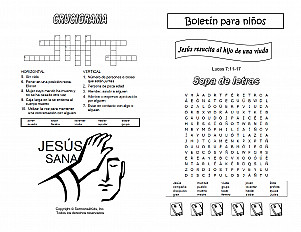 Jesus Raises A Young Man Esp