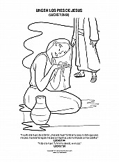 Anointing Jesus Feet Esp