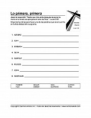 First Things First Esp