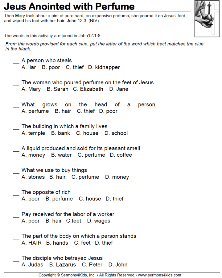 Jesus Anointed at Bethany