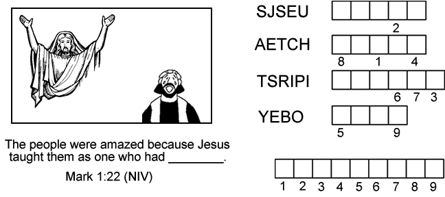 Jesus Calls Out an Evil Spirit