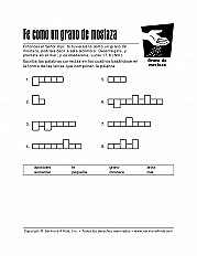 Fe como la semilla de mostaza