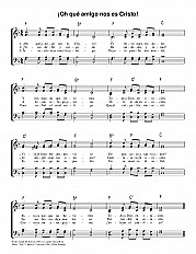 ¡Oh qué amigo nos es Cristo!