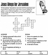 Jesus Weeps for Jerusalem