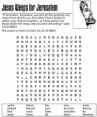 Jesus Weeps for Jerusalem