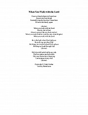 When You Walk With the Lord