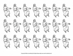 Zacchaeus Cutout Handout