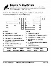 Elijah Is Fed by Ravens