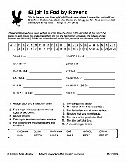 Elijah Is Fed by Ravens