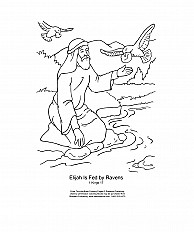 Elijah Is Fed by Ravens