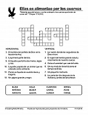 Elías es alimentado por los cuervos