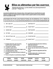 Elías es alimentado por los cuervos