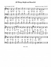 All Things Bright and Beautiful