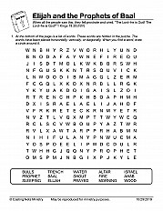 Elijah vs. the Prophets of Baal