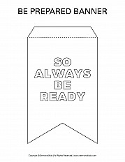 Be Prepared Banner Handout