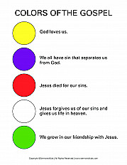 Colors of the Gospel Handout