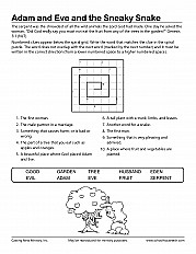 Adam and Eve and the Sneaky Snake