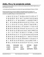 Adán, Eva y la serpiente astuta