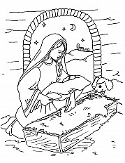 Mary and Baby Jesus Sunday School