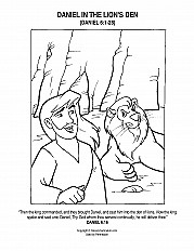 Daniel and the Lions Den Sunday School