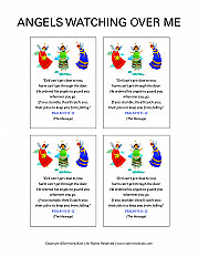 Angels Keepsake Card