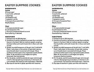 Easter Surprise Cookies Recipe