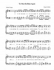 Ye Must Be Born Again