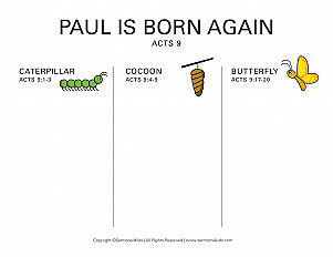Paul Is Born Again Handout