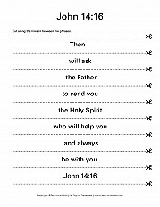 John 14:16 Verse Handout